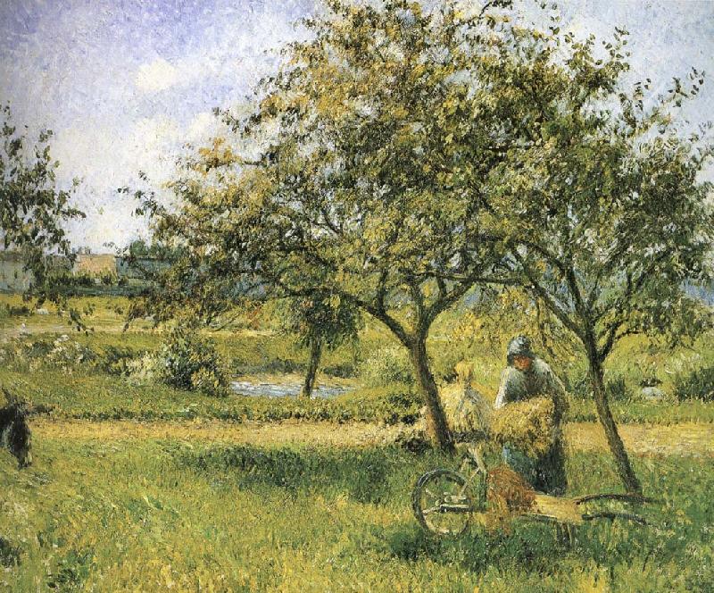 Camille Pissarro Wheelbarrow Germany oil painting art